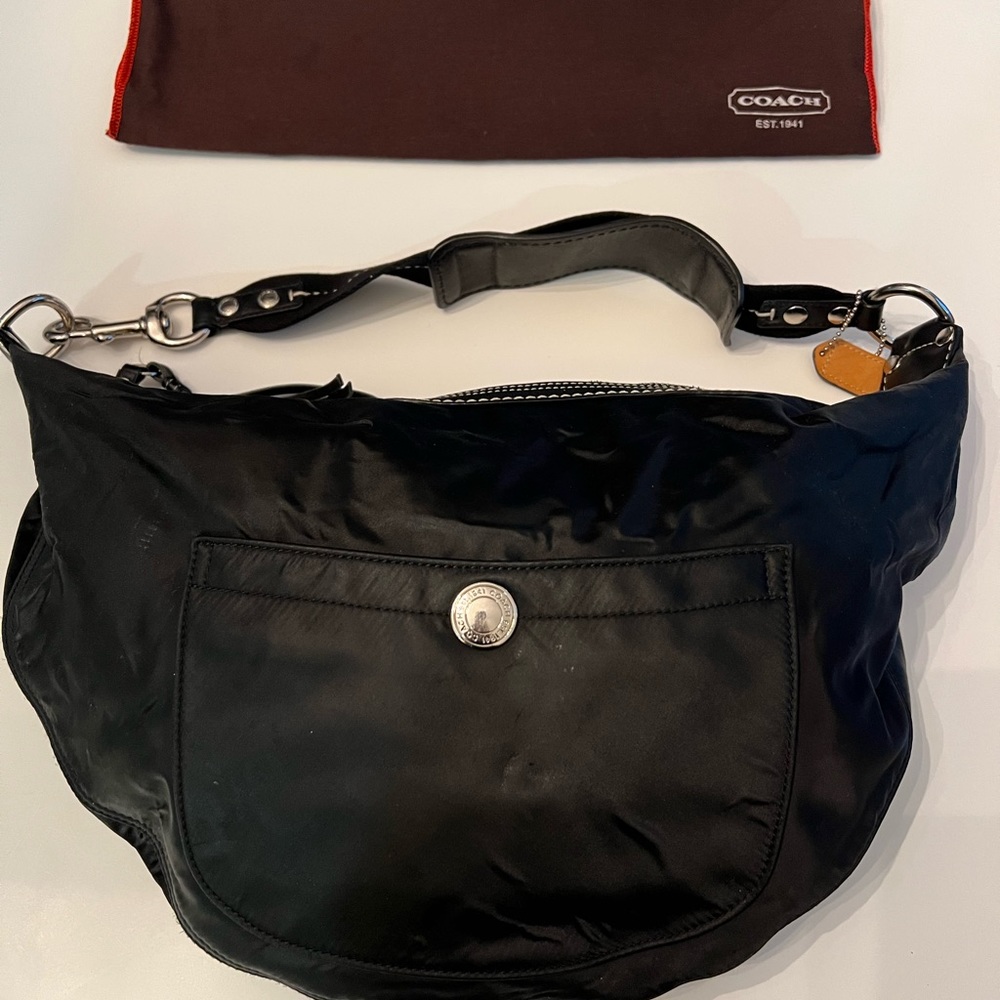 Black Coach shoulder bag
